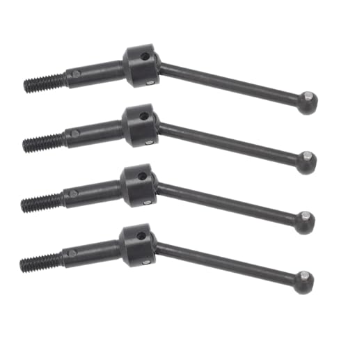 EEQANAO 4-teilige Metallantriebswelle CVD 53792 (39 mm) for Tam-iya TT-01 TT-02 TT01 TT02 XV-01 TA01 TA04 1/10 RC Car Upgrade-Teile von EEQANAO