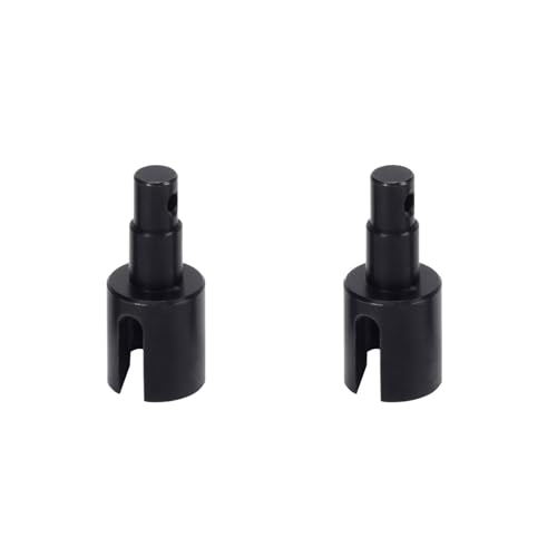 EEQANAO 45 Stahl Front Outdrive Set 12,9 * 25,2 MM for 1-10 for Losi for Ba-ja RC Auto Upgrade Teil(Zwart) von EEQANAO