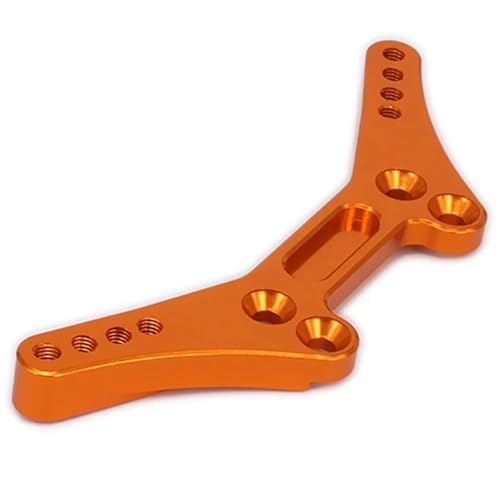EEQANAO Aluminium-Dämpferplatte for die hintere Stoßdämpferbrücke for RC-Autos 1/10 HPI RS4 CNC-Legierung 6061-T6 114434 113703 114433 Stoßdämpferbrücke(Orange) von EEQANAO