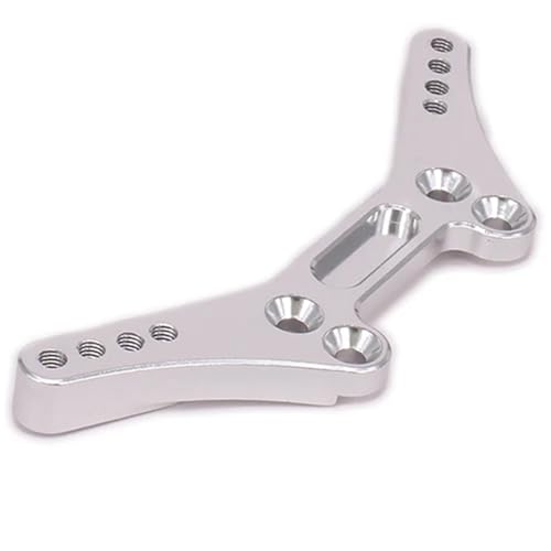 EEQANAO Aluminium-Dämpferplatte for die hintere Stoßdämpferbrücke for RC-Autos 1/10 HPI RS4 CNC-Legierung 6061-T6 114434 113703 114433 Stoßdämpferbrücke(Silver) von EEQANAO