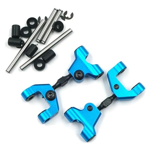 EEQANAO Aluminium-Hinterarm-Set for Tam-iya TT-01 TT-01E # for TATT-039RD for TATT-039BU(Blauw) von EEQANAO