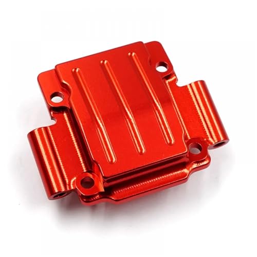 EEQANAO Aluminium-VORDERGETRIEBEKASTENABDECKUNG V2 for TAM-IYA TOP for FO-RCE TA01 TA-02 for MA-NTA RAY#für XS-TA29148RD(Rood) von EEQANAO