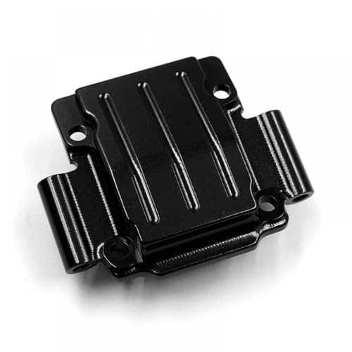 EEQANAO Aluminium-VORDERGETRIEBEKASTENABDECKUNG V2 for TAM-IYA TOP for FO-RCE TA01 TA-02 for MA-NTA RAY#für XS-TA29148RD(Zwart) von EEQANAO