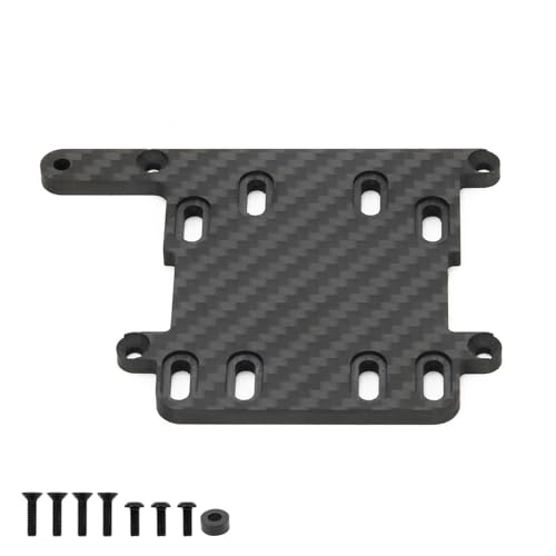 EEQANAO Carbon Faser ESC montieren Platte for Ca-STLE for Crea-tions X1 X2 ESC for ARR-ma 1/5 8S Roller Upgrade Teil von EEQANAO