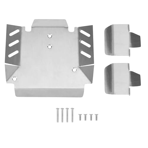 EEQANAO Edelstahl Metall Chassis Armor Achsschutz Unterfahrschutz for AX-IAL RBX10 for Ry-ft 1/10 RC Crawler Car Upgrade Teile von EEQANAO
