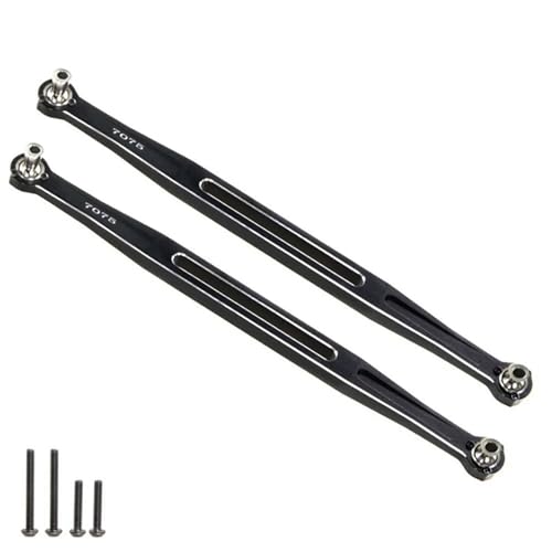 EEQANAO Geeignet for 1/5 for TRA-XXAS for XRT 8S for X-Maxx 8S for Wide-Maxx Aluminiumlegierung 7075 vordere Lenkstange, schwarz von EEQANAO