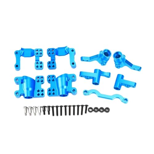EEQANAO Komplettes Lenkungsset aus Legierung for RC CEN 1/8 Rallye-Auto-Upgrade-Teile(Blauw) von EEQANAO