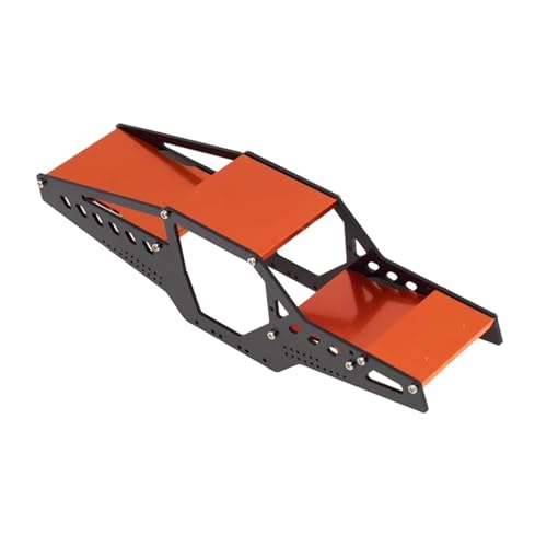 EEQANAO Metall Rock Buggy Chassis Rahmen Roll Käfig Körper Shell for Axial SCX24 90081 AXI00001 1/24 RC Crawler Auto Upgrade Teile(Orange) von EEQANAO