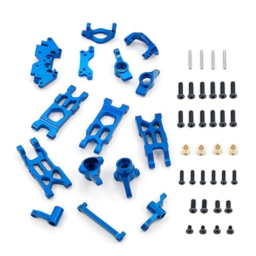 EEQANAO Metall-Upgrade-Teile-Set Schwingarm-Lenkschale for HBX 18856 18857 18858 18859 18859A 18859E 1/18 RC-Auto, Blau EEQANAO Metall-Upgrade-Teile-Set Schwingarm-Lenkschale for HBX 18856 18857 18858 18859 18859A 18859E 1/18 RC-Auto, Blau von EEQANAO