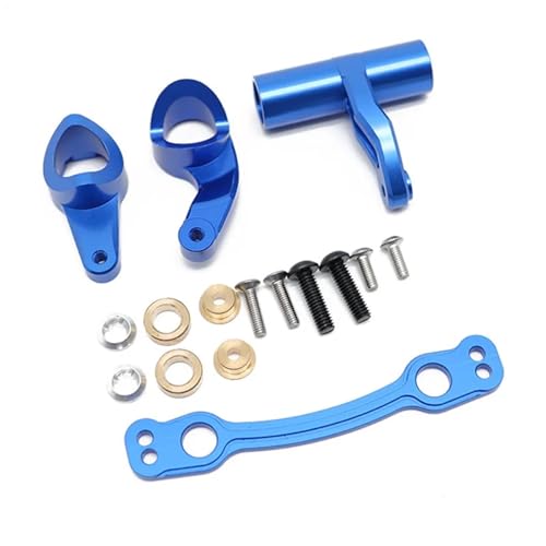 EEQANAO Metalllenkungsbaugruppe Bellcrank Set for ARR-MA 1/8 6S for KRA-TON for Out-cast for Sen-ton for Typ-hon for Notor-ious 6S for BLX RC Car Upgrade-Teile(Blauw) von EEQANAO
