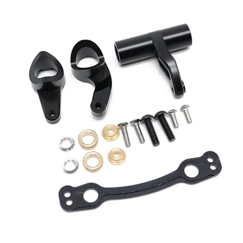 EEQANAO Metalllenkungsbaugruppe Bellcrank Set for ARR-MA 1/8 6S for KRA-TON for Out-cast for Sen-ton for Typ-hon for Notor-ious 6S for BLX RC Car Upgrade-Teile(Zwart) von EEQANAO