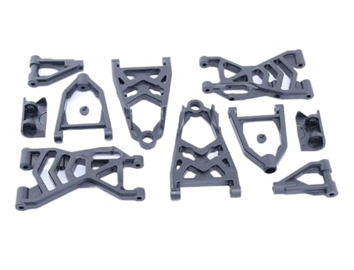 EEQANAO Stabiles Nylon-Upgrade-Aufhängungsarm-Set for 2WD for Baja 1/5 for HPI for Ro-Van for Baja 5B 5T 5SC(Zwart) von EEQANAO