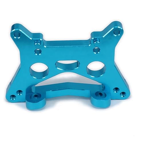 EEQANAO Stoßdämpferplatte vorne 539080 for RC-Auto 1/10 FS Racing Truck Buggy 53810, verbesserte Hop-Up-Teile, Aluminiumlegierung(Blauw) von EEQANAO