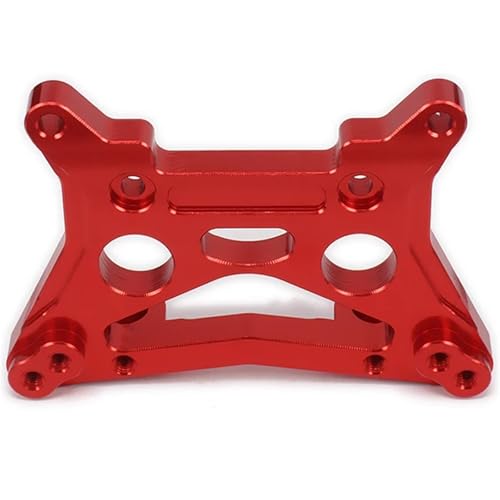 EEQANAO Stoßdämpferplatte vorne 539080 for RC-Auto 1/10 FS Racing Truck Buggy 53810, verbesserte Hop-Up-Teile, Aluminiumlegierung(Rood) von EEQANAO