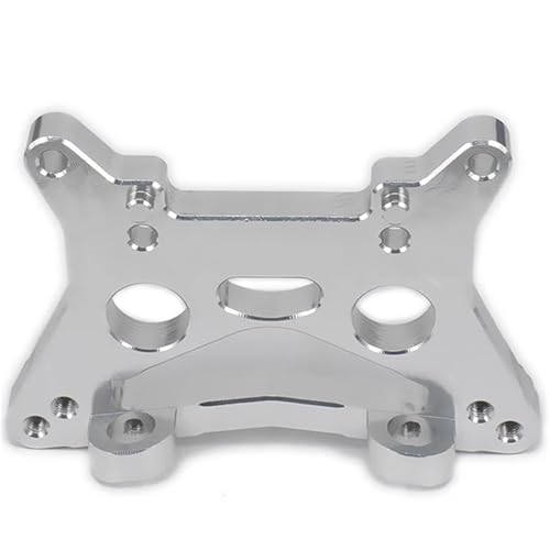 EEQANAO Stoßdämpferplatte vorne 539080 for RC-Auto 1/10 FS Racing Truck Buggy 53810, verbesserte Hop-Up-Teile, Aluminiumlegierung(Silver) von EEQANAO