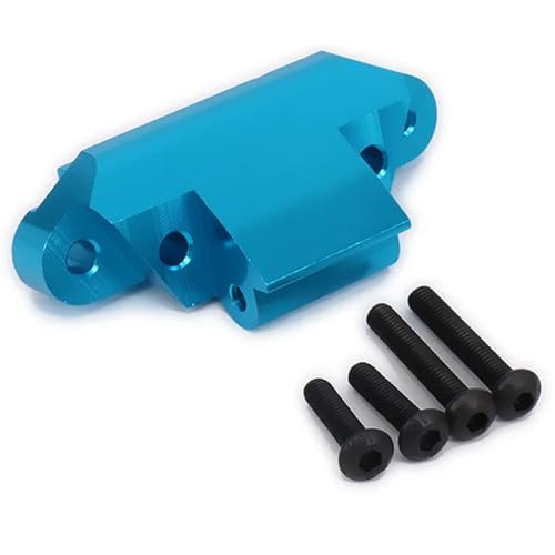 EEQANAO Vordere untere Aufhängungssteuerung A-Arms montieren Bulk Axial Yeti Rock Racer for Hop-Up RC-Teile Aluminium verbesserte Hop-Up-Teile ax90026(Blauw) von EEQANAO
