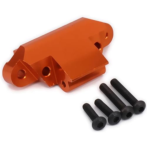 EEQANAO Vordere untere Aufhängungssteuerung A-Arms montieren Bulk Axial Yeti Rock Racer for Hop-Up RC-Teile Aluminium verbesserte Hop-Up-Teile ax90026(Orange) von EEQANAO