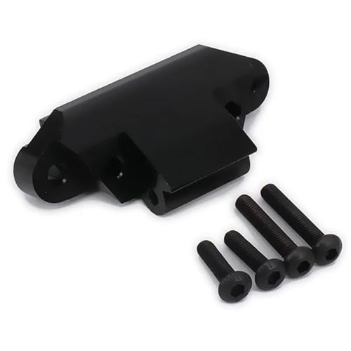 EEQANAO Vordere untere Aufhängungssteuerung A-Arms montieren Bulk Axial Yeti Rock Racer for Hop-Up RC-Teile Aluminium verbesserte Hop-Up-Teile ax90026(Zwart) von EEQANAO