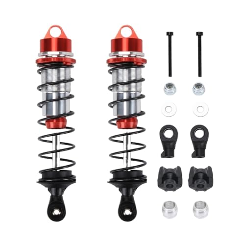 EEQANAO Vorne ARR-MA for Kar-ton stoßdämpfer, dämpfer for ARR-ma 1/7 1/8 for ARR-ma 6S for Out-cast Upgrade Teile 2 Teile/Satz(Rood) von EEQANAO