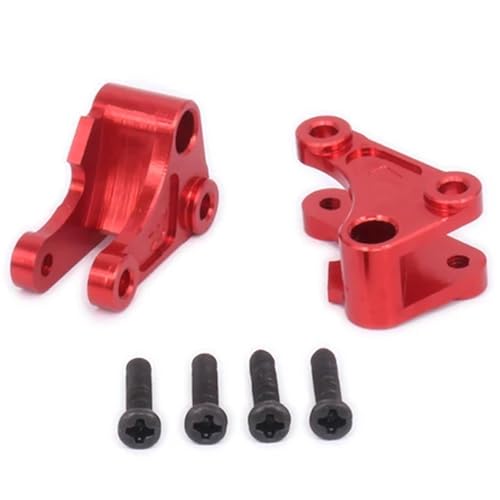 EEQANAO for 2 STÜCKE Legierung Front Shock Rocker Arm Spurstange Montieren Dämpfer for Rc Modell Auto 1-12 for Wl-Spielzeug 12428 12423 0043 FY03(Rood) von EEQANAO