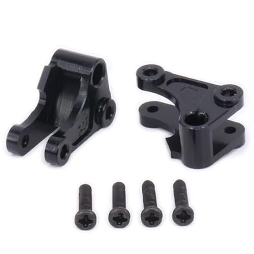 EEQANAO for 2 STÜCKE Legierung Front Shock Rocker Arm Spurstange Montieren Dämpfer for Rc Modell Auto 1-12 for Wl-Spielzeug 12428 12423 0043 FY03(Zwart) von EEQANAO