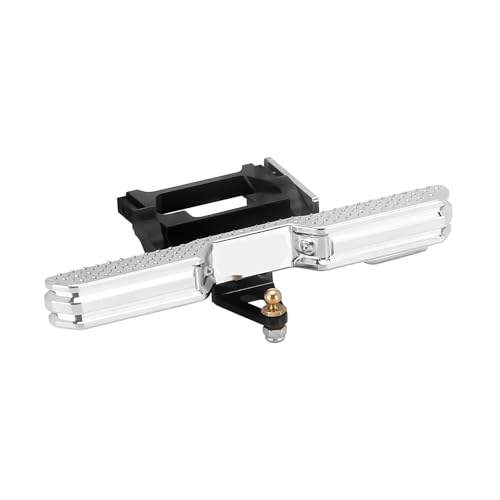 EEQANAO for CNC-Aluminium-Front-Heckstoßstange mit Doppelauspuff for 1/18 RC Crawler for TRX4M for Tra-il F150 Upgrade (4M-95)(Rear) von EEQANAO