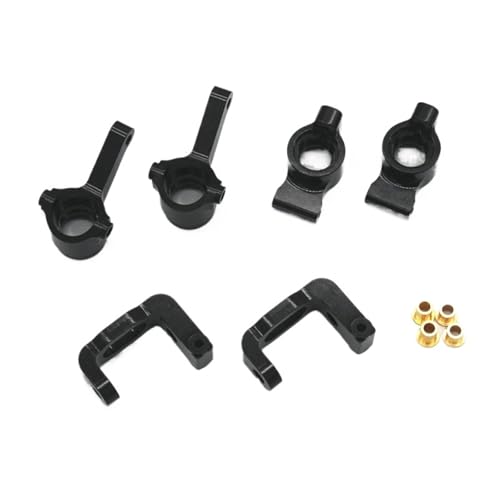 EEQANAO for LC for RAC-ING for ptg-2r 1/10 RC Rally Fernbedienung Auto PTG-2 Metall Upgrade Lenkung Tasse C Sitz hinten Rad Sitz Teile(Zwart) von EEQANAO
