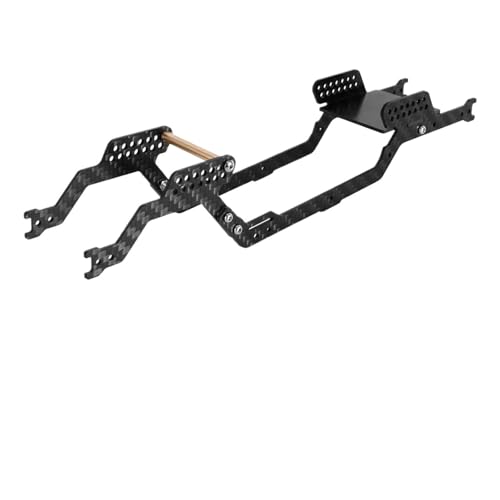 EEQANAO for LCG Carbon Fiber Chassis Kit Rahmen Träger for 1/18 RC Crawler Auto TRX4M Upgrade (4M-32 4M-38)(for TRX4M Defender) von EEQANAO