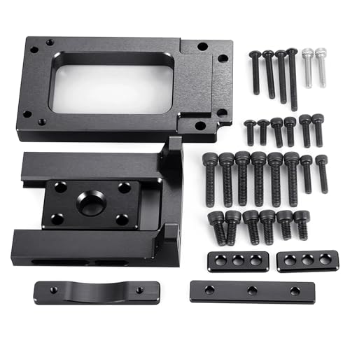 EEQANAO for MIB-IDAO Motorsitz-Basishalterung aus Aluminiumlegierung for 1/5 RC Crawler Car for X-Maxx for XM-AXX 8S 77086-4 Buggy Trucks Upgrade-Teile(Zwart) von EEQANAO