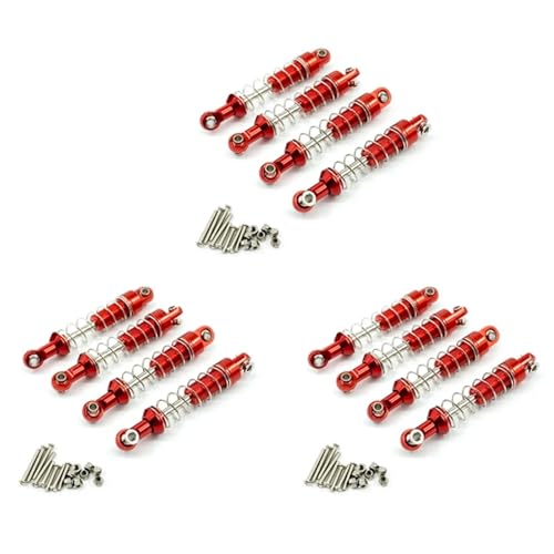 EEQANAO for MN D90 MN-90 MN99S WPL C14 C24 C34 RC Auto 12 Stücke Metall Stoßdämpfer Dämpfer Upgrade Teile Zubehör,1 von EEQANAO