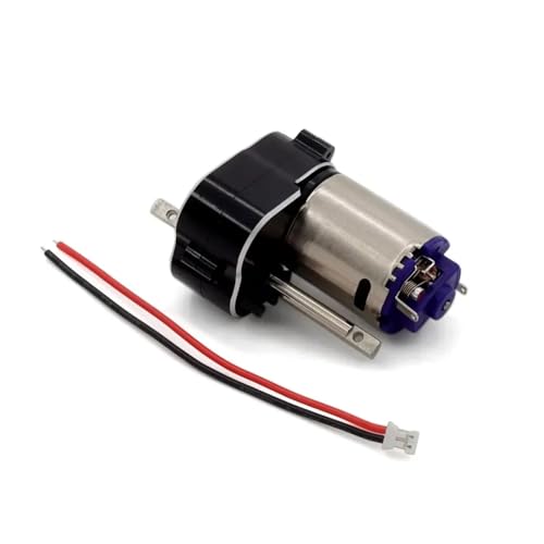 EEQANAO for MN82 MN78 Metall Getriebe Getriebe Motor Getriebe mit Metall Getriebe 1/12 RC Auto Upgrade Teile Upgrade Zubehör(Zwart) von EEQANAO
