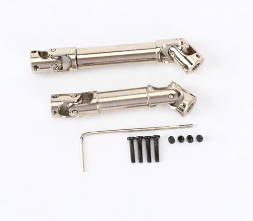 EEQANAO for RC-AWD Metall-Zwischengetriebewelle 41–53 mm 1 Stück 50–69 mm 1 Stück for 1/18 for HOB-BYPLUS 4WD Crawler Upgrade-Teile von EEQANAO