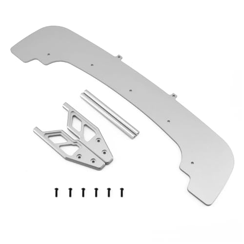 EEQANAO for RCA-WD ARA320520 Legierung Front Splitter for 1/7 for ARR-MA 6S BLX verbesserte Teile(Silver) von EEQANAO