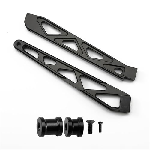 EEQANAO for RCA-WD ARA320620 Legierung Chassis Brace for 1/7 for ARR-MA for MOJ-AVE 6S for BLX ARA7604V2 ARA7204 Upgrade Teile(Zwart) von EEQANAO