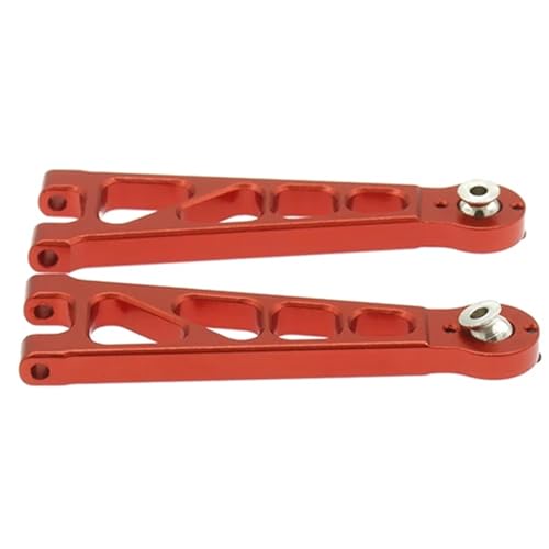 EEQANAO for RCA-WD Alloy Front Upper Suspension Arm Rc for Ho-BBY Modell Auto 1/10 for Him-OTO Buggy Desertbuggy Rally E10Xb E10Xbl E10Db E10Dbl E10Sc(Rood) von EEQANAO