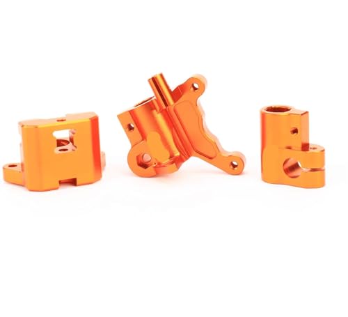 EEQANAO for RCA-WD Aluminium-Gabelösensatz: Vorderer Bremssattel montiert for 1/4 Losi for Pro-Moto-MX-Motorrad-RC-Upgradeteil(Orange) von EEQANAO