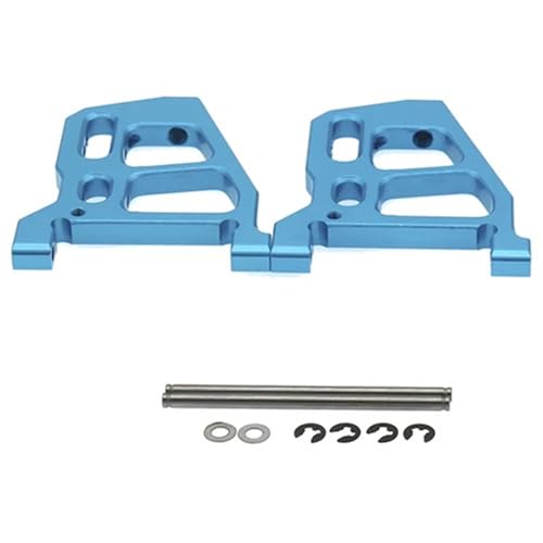 EEQANAO for RCA-WD Front Lower Suspension Arm for Rc Hobby Modell Auto 1/10 Fs Racing Buggy Truggy Wüste Buggy Legierung 512008(Blauw) von EEQANAO