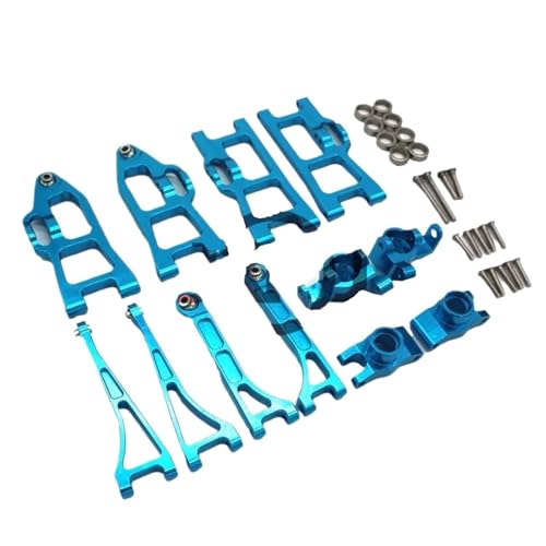 EEQANAO for SCY 16101 16102 16103 16104 16106 16201 for JJ-RC C8805 RC 1/16 Fernbedienung Auto Metall Upgrade Schwinge Lenksitz Set(Blauw) von EEQANAO