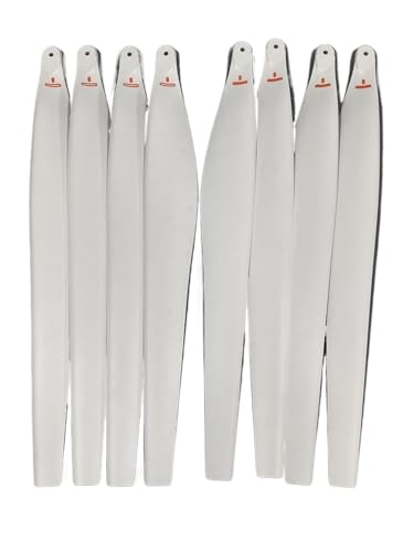 EEQANAO for T20P Drone Propeller Komplettset Langlebige Kohlefaser-Platic-Blades for DJ for Ag-ras T20P Ersatzteile(White Full Set) von EEQANAO