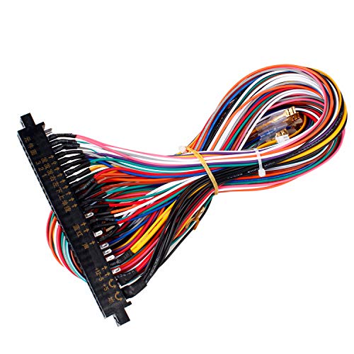 EG STARTS Arcade JAMMA 56 Pin-Schnittstelle Cabinet Drahtkabelbaum Loom Multicade Arcade PCB-Kabel für Arcade Machine Videospielkonsolen Jamma 60-in-1 Board & Pandora Box Spielekonsolen EG STARTS Arcade JAMMA 56 Pin-Schnittstelle Cabinet Drahtkabelbaum Loom Multicade Arcade PCB-Kabel für Arcade Machine Videospielkonsolen Jamma 60-in-1 Board & Pandora Box Spielekonsolen von EG STARTS