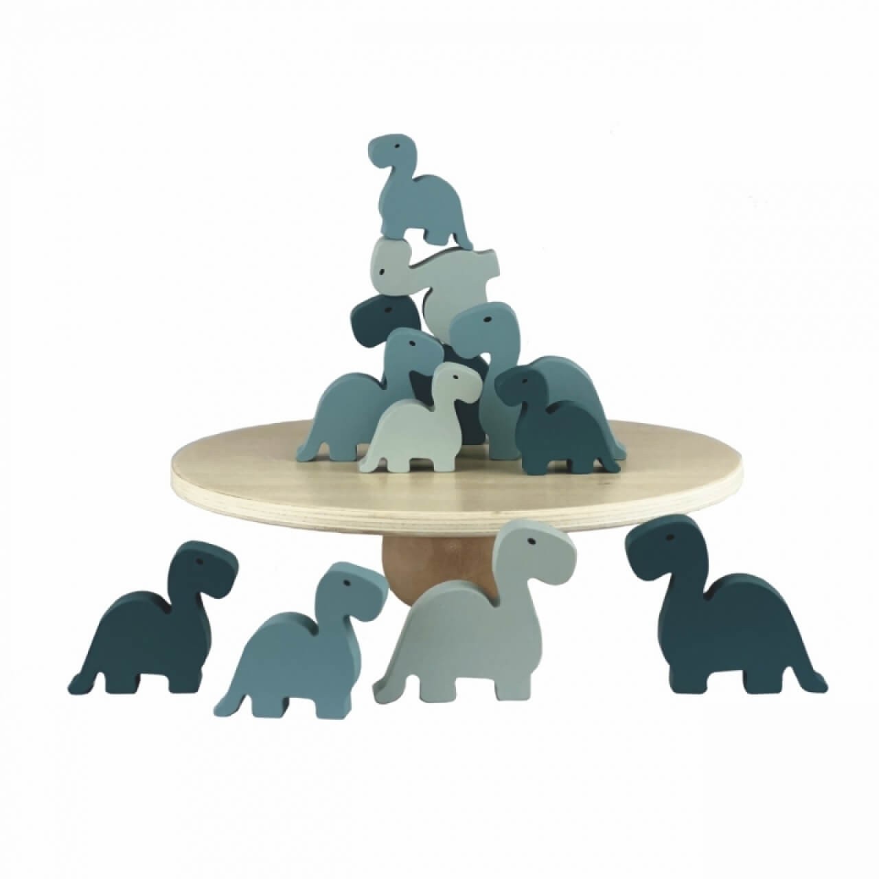 Balancier-Spiel mit Dinos aus FSC-Holz, Gechicklichkeitsspiel Balancier-Spiel mit Dinos aus FSC-Holz, Gechicklichkeitsspiel von EGMONT TOYS