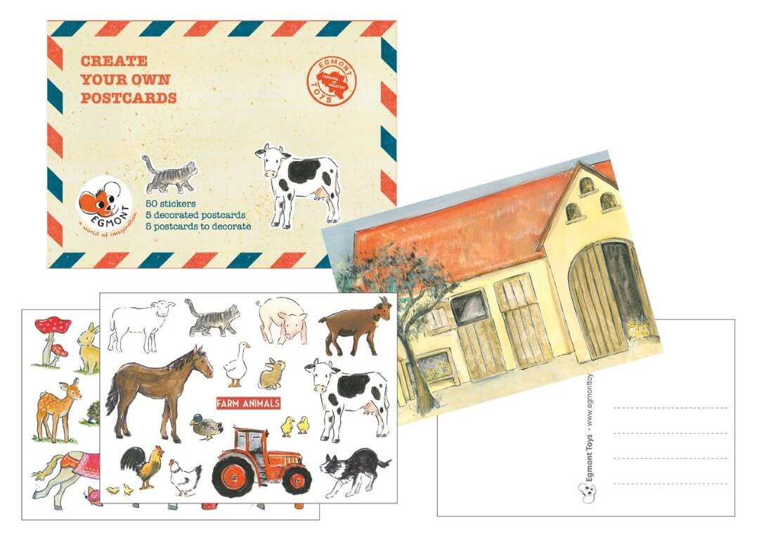 Bastel Set Postkarten mit Stickern Bastel Set Postkarten mit Stickern von EGMONT TOYS