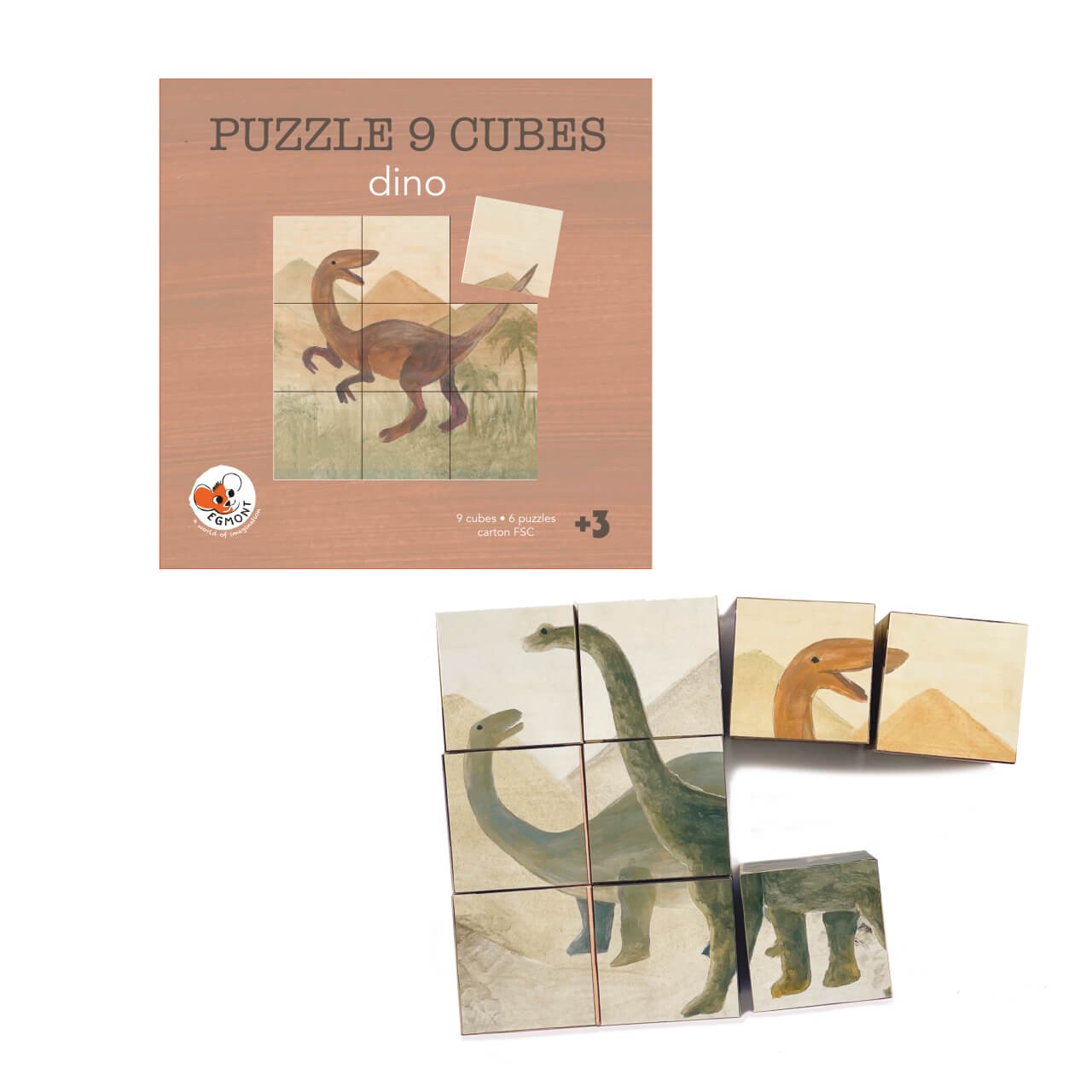 Bilderwürfel Puzzle - Dinosaurier Abenteuer für Kinder Bilderwürfel Puzzle - Dinosaurier Abenteuer für Kinder von EGMONT TOYS