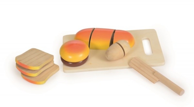 Brotset aus Holz - Küchenspielzeug für Puppenmuttis oder Puppenvatis von EGMONT TOYS