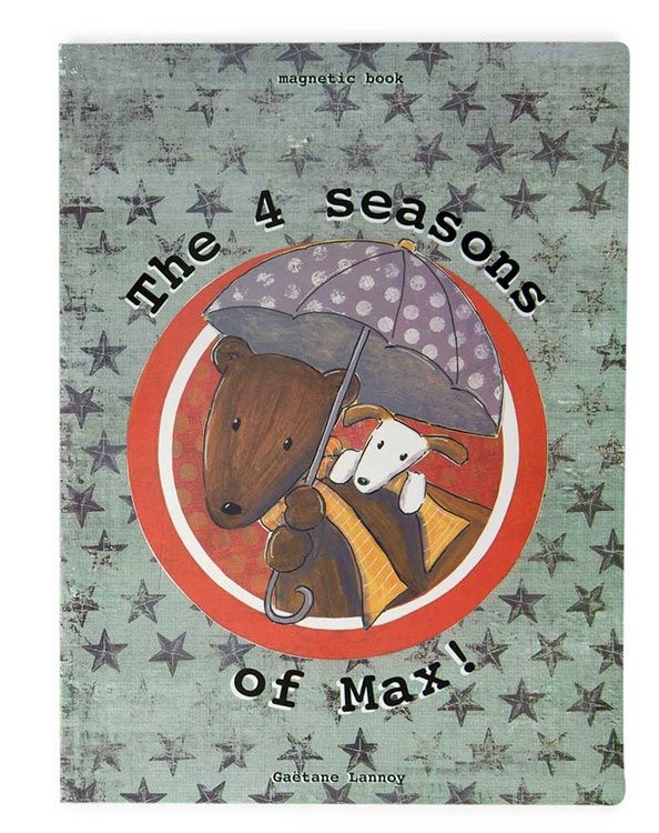 Die vier Jahreszeiten von Max, Magnet-Bilderbuch Die vier Jahreszeiten von Max, Magnet-Bilderbuch von EGMONT TOYS