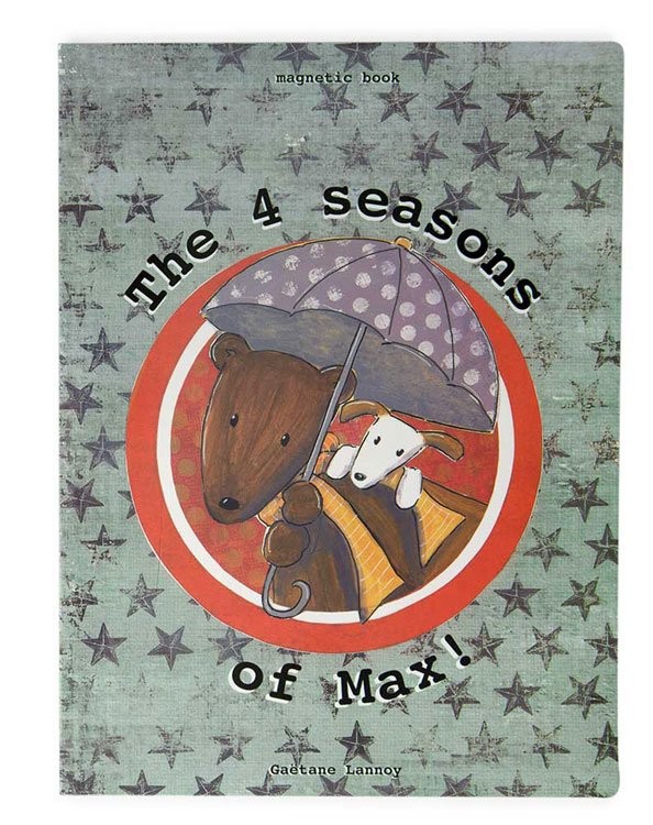Die vier Jahreszeiten von Max, Magnet-Bilderbuch von EGMONT TOYS
