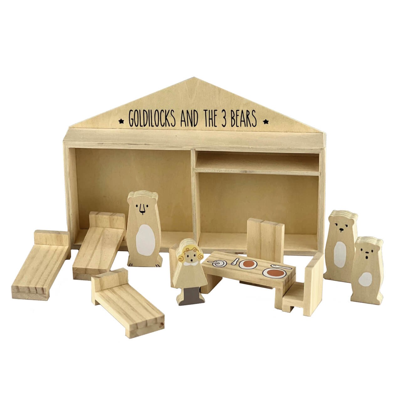 Holzspiel-Set Goldlöckchen und die 3 Bären Holzspiel-Set Goldlöckchen und die 3 Bären von EGMONT TOYS