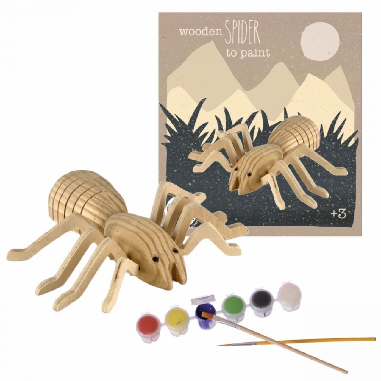 Holzspinne- zum Bemalen für kreative Kids – Mit Farben & Spaßgarantie Holzspinne- zum Bemalen für kreative Kids – Mit Farben & Spaßgarantie von EGMONT TOYS