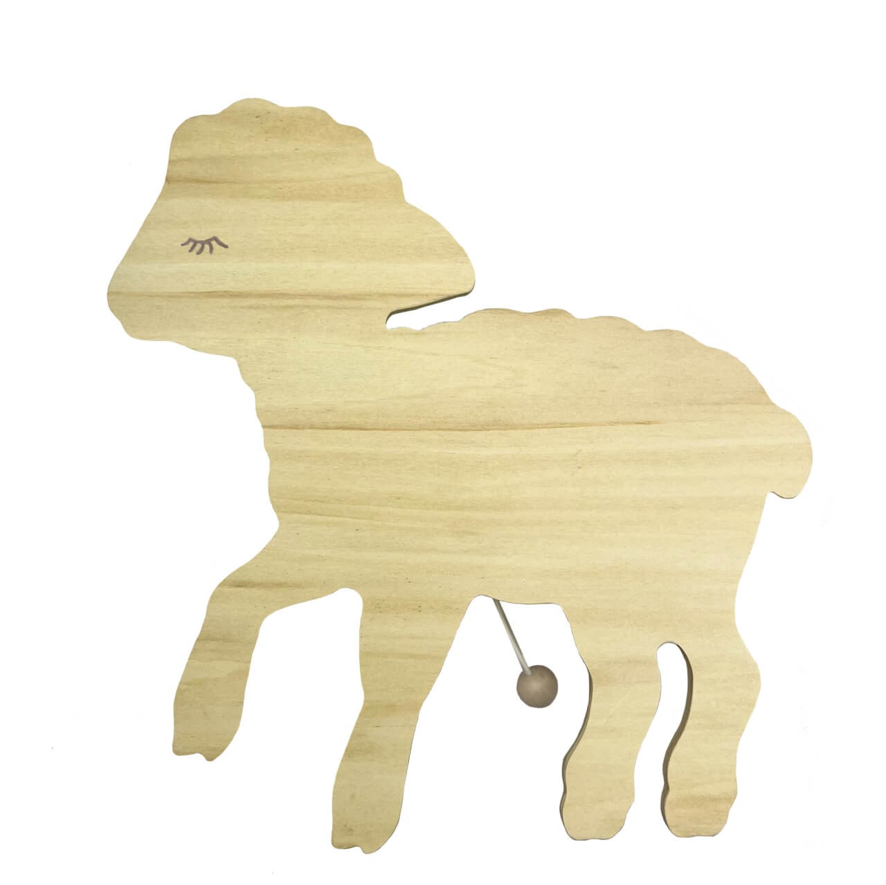 Hübsche Holz-Spieluhr Lamm für die Wand, Dekoartikel Hübsche Holz-Spieluhr Lamm für die Wand, Dekoartikel von EGMONT TOYS