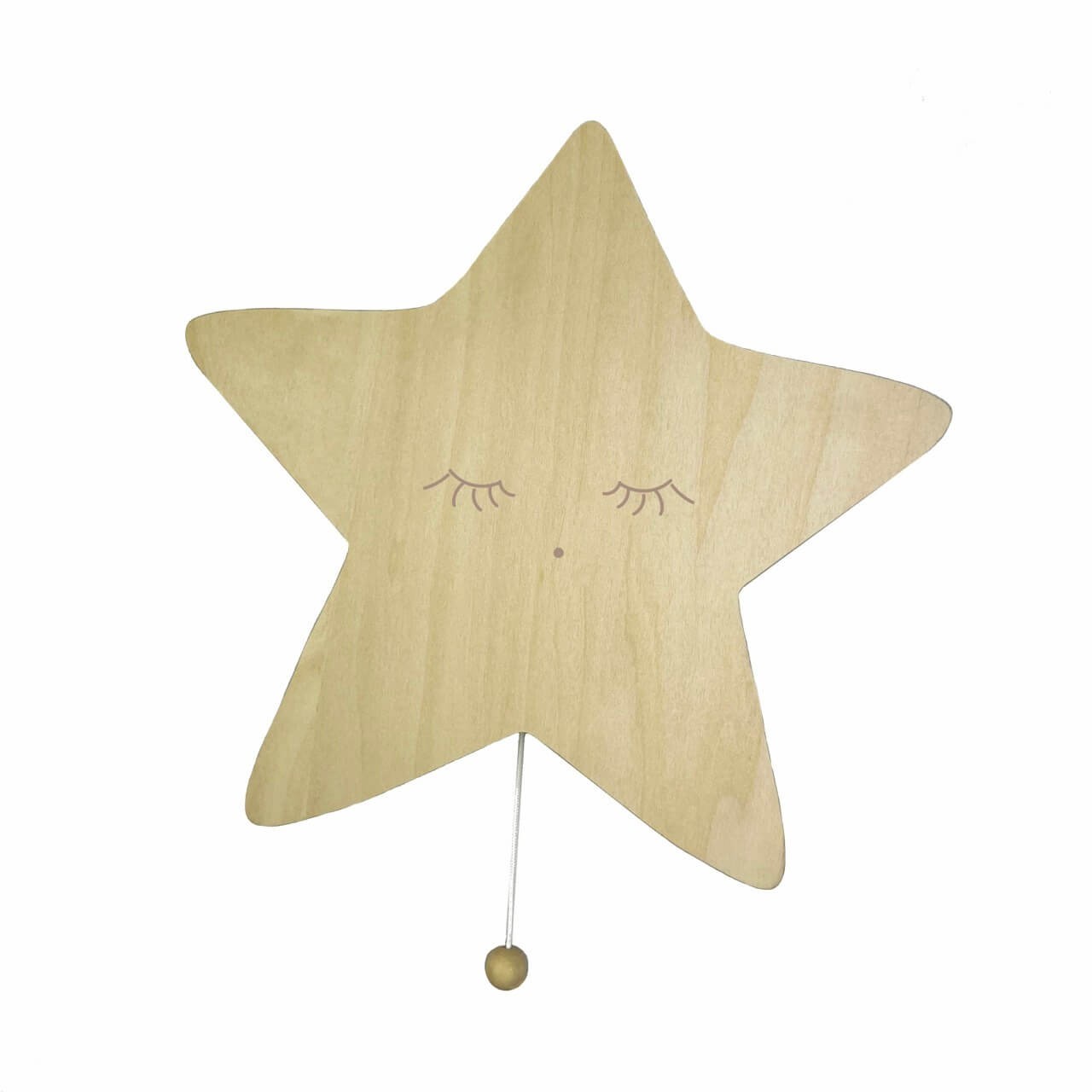 Hübsche Holz-Spieluhr Stern für die Wand, Dekoartikel Hübsche Holz-Spieluhr Stern für die Wand, Dekoartikel von EGMONT TOYS